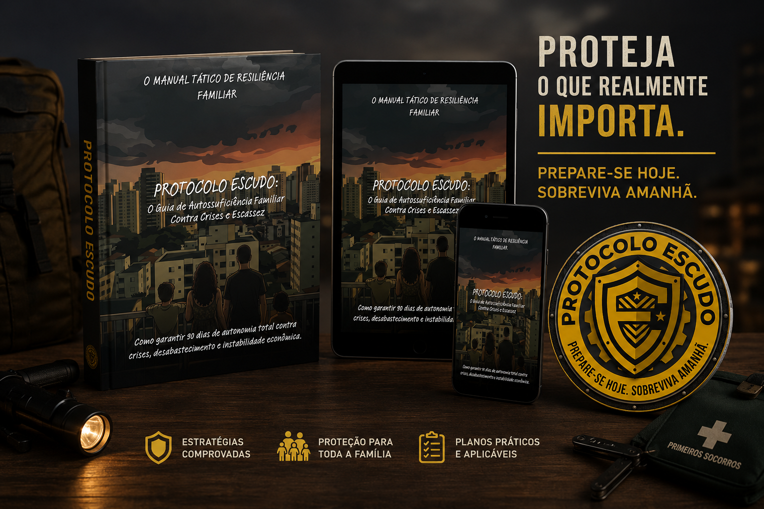 Mockup do Protocolo Escudo